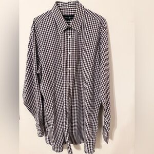 Beverly Hills Polo Club Black and White Gingham Shirt